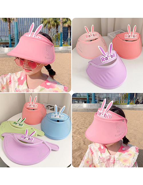 Sombrero De Copa Vacío Para Niños Con Orejas De Conejo De Fibra Química