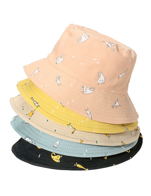 Sombrero De Pescador De Algodón Con Estampado De Patos