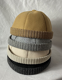 Sombrero De Patrón Ajustable En Color Liso Con Costuras De Algodón
