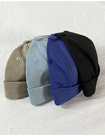 Sombrero De Propietario Sin Bordes Con Costuras De Color Sólido