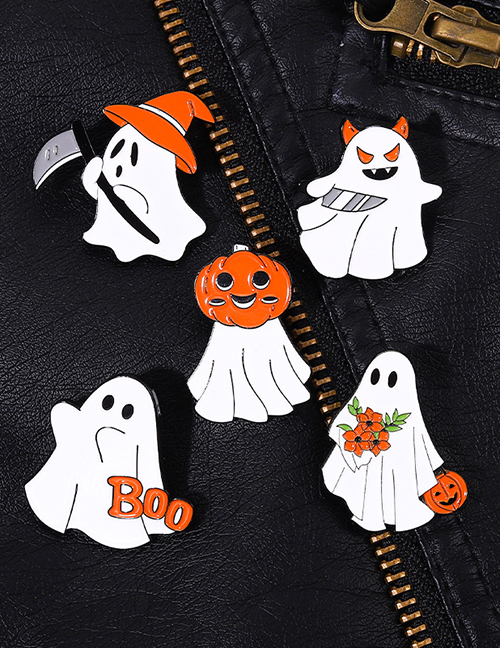 Broche De Fantasma De Dibujos Animados De Aleación De Halloween