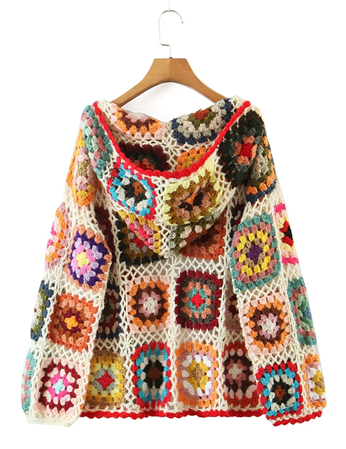 Cárdigan Crochet Multicolor