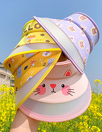 Sombrero De Sol Vacío Animal De Dibujos Animados Para Niños