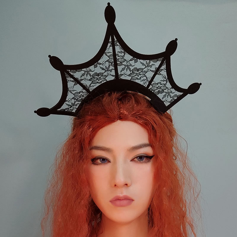 Fabric Lace Crown Headband