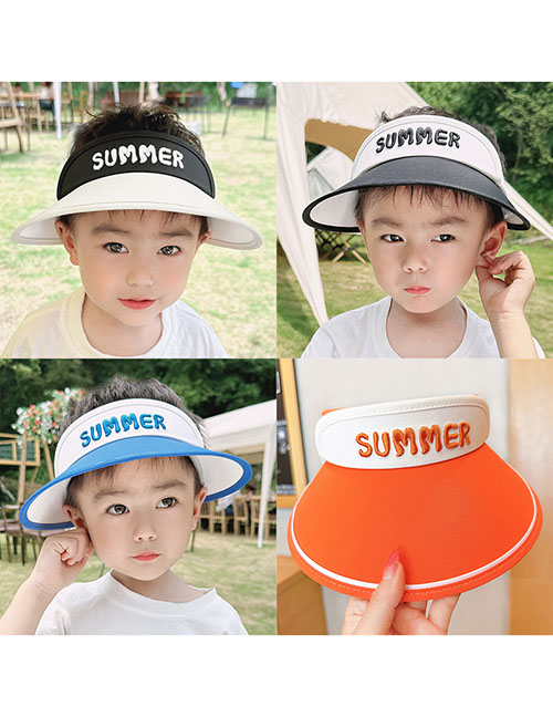 Sombrero Para El Sol Para Niños Con Ala Grande Superior Vacía Con Impresión En Pc