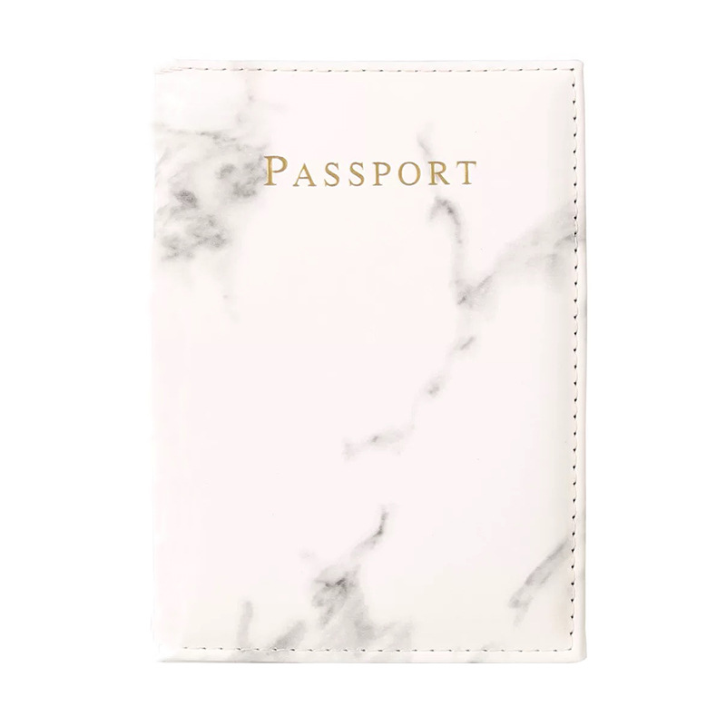 Porta Pasaporte Multifuncional De Mármol Pu