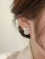 Fashion Gold Metal Diamond Bow Mermaid Pearl Stud Earrings