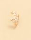 Fashion Flame Gold Plated Flame Open Ring