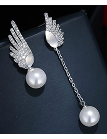 Pendientes Asimétricos De Perlas