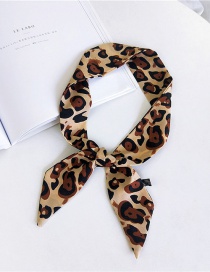 Pañoleta Estampada Leopardo De Moda