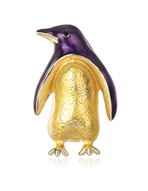 Broche De Aleación De Goteo Pingüino