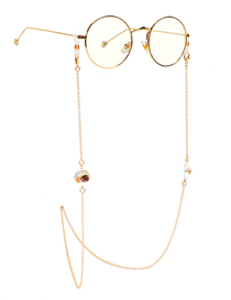 Cadena De Gafas De Diamantes De Imitación De Perlas De Piña De Fruta Antideslizante