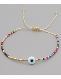Fashion 1# Eye Beads Rice Beads Woven Beaded Bracelet