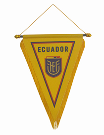 Banderín Triangular De Seda Con Estampado Geométrico