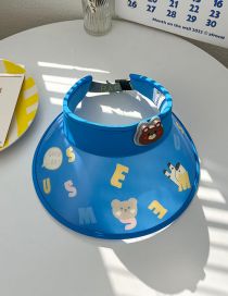 Sombrero De Protección Solar Para Niños Con Tapa Vacía Impresa En Plástico